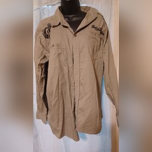 Harley Davidson long sleeve button up